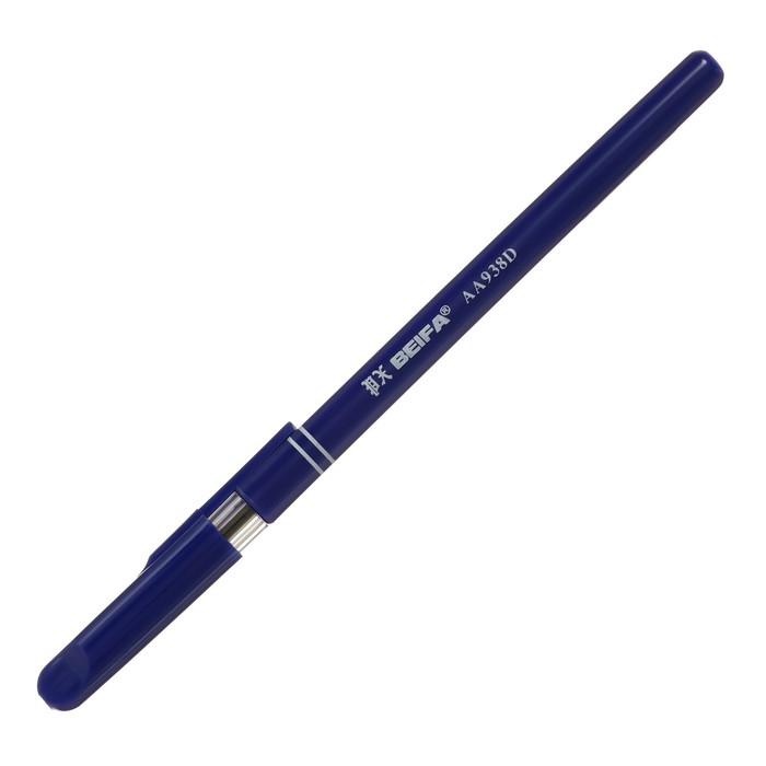 фото Ручка шариковая beifa 0,7мм, синий пласт. корпус, синяя 50/1000/4000
