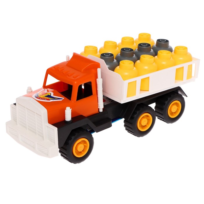 Игрушечная машина «Грузовик Small», с грузом МИКС guclu игрушечная машина грузовик medium лопатка микс