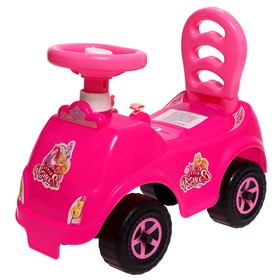 Машина-каталка Selena «Принцесса», с клаксоном, цвет розовый Ош