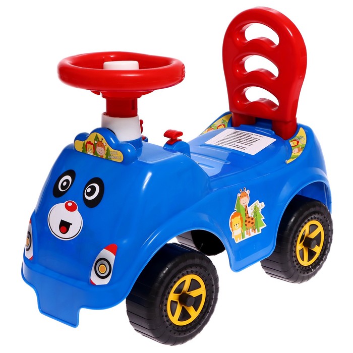 Машина-каталка Cool Riders «Сафари», с клаксоном, цвет синий каталка машина guclu cool riders сафари с клаксоном красная 4850red