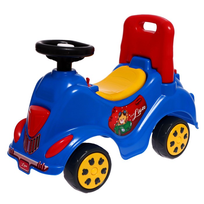 Машина-каталка Cool Riders, с клаксоном, цвет синий