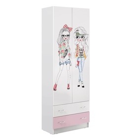 

Шкаф комбинированный Fashion , 800х1300х400, белый