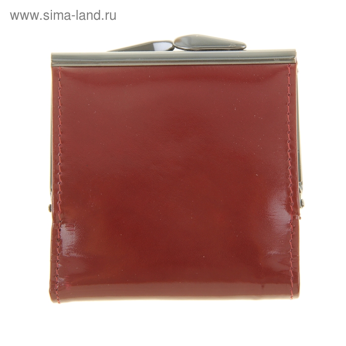 

Кошелёк женский, 2 отдела для купюр, для кредитных карт, цвет красный