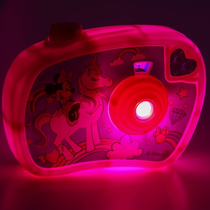 DISNEY Проектор-фотоаппарат Minnie Mouse SL-05371, цвет розовый