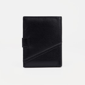 

Портмоне муж (3в1) 11*2,5*14 см, 2 отд д/купюр, д/паспорта, д/авто, д/карт, д/монет, черный