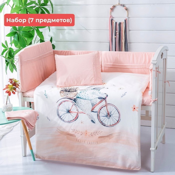 фото Детский набор для сна bicycle, размер 120х160 см, 100х150 см, 35х45 см arya home