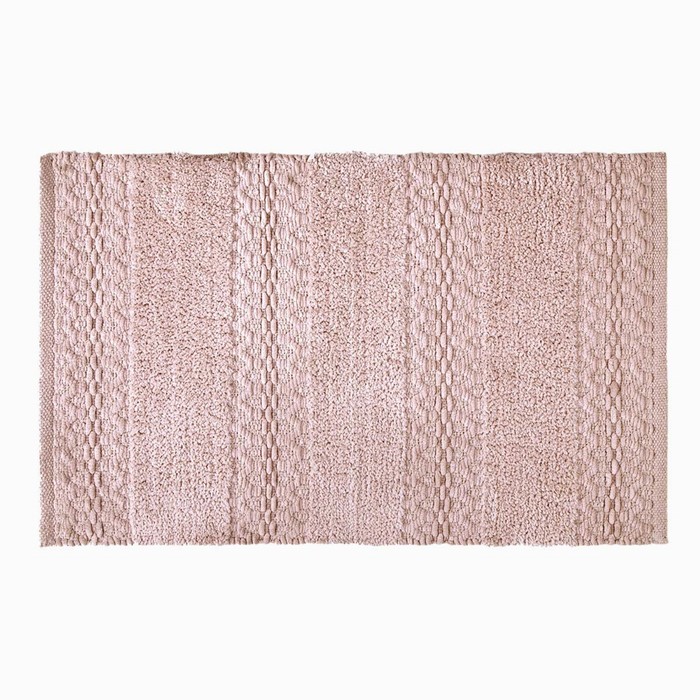 Коврик Tunna, размер 50х80 см, цвет светло-розовый коврик zanzibar 50х80 см полипропилен цвет светло серый