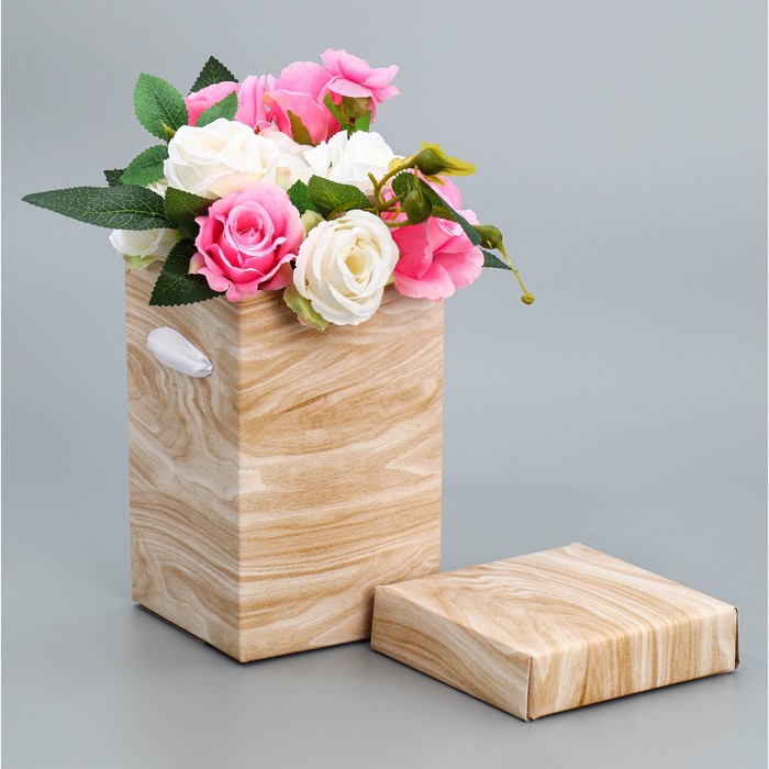 коробка складная счастье 10 × 18 см Коробка складная «Дерево», 10 х 18 см