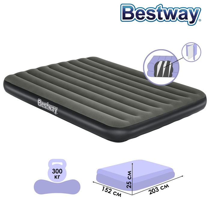фото Матрас надувной tritech queen 203 x 152 x 25 см 6713n bestway