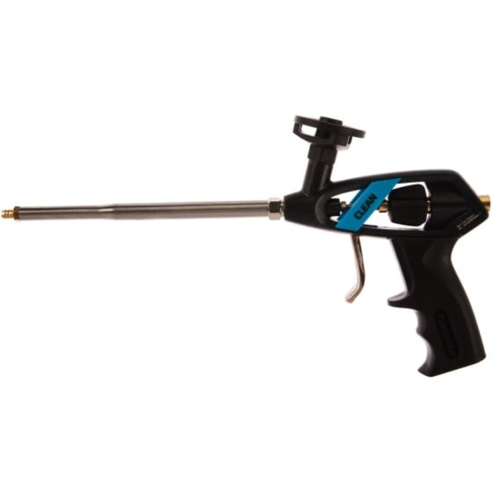 Пистолет для монтажной пены FOMERON CLEAN, тефлоновое покрытие пистолет для монтажной пены fomeron clean xt с тефлоновым покрытием