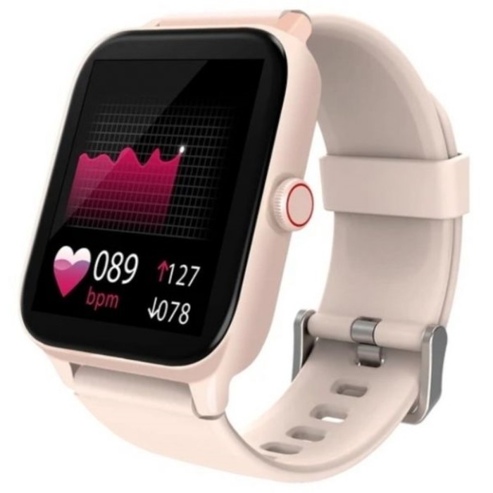 фото Смарт-часы blackview r3, 1.5", уведомления, контроль чсс, 12 режимов фитнеса, розовые