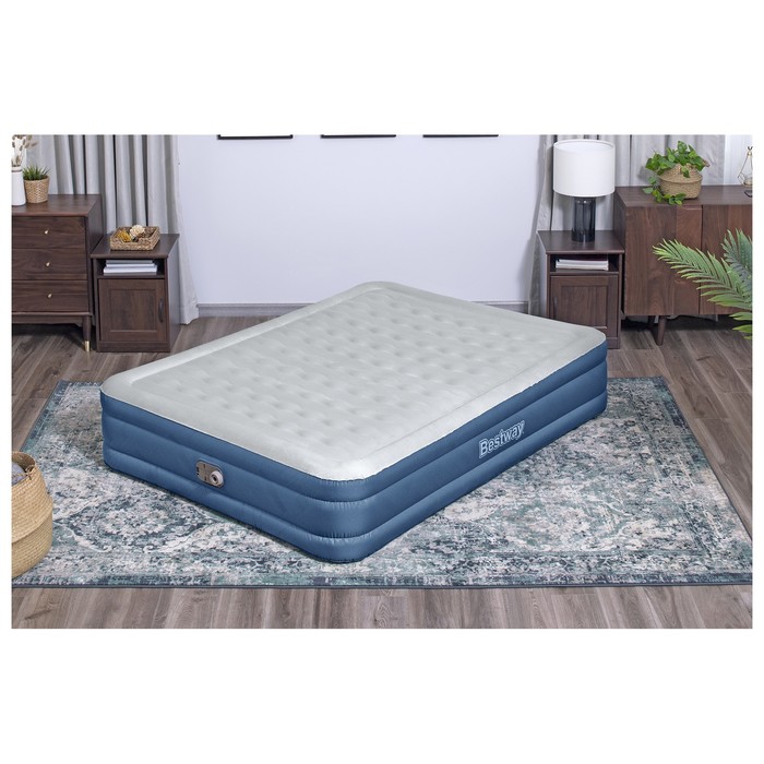 

Кровать надувная Fortech Queen Snugable Top со встр электронасосом 203 x 152 x 36 см 69135