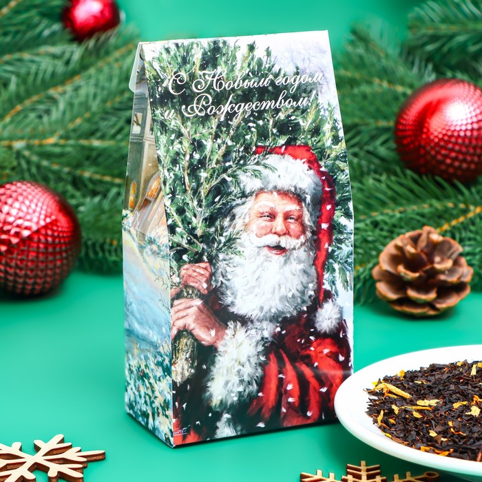 

Чай чёрный "Санта Клаус" с кусочками фруктов, 50 г