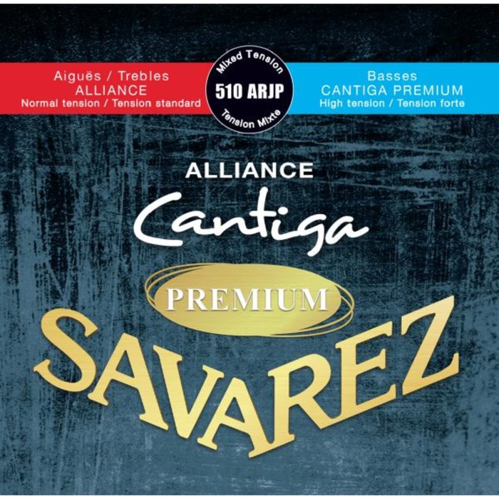 

Комплект струн для классической гитары 510ARJP Alliance Cantiga Premium смешанное натяж