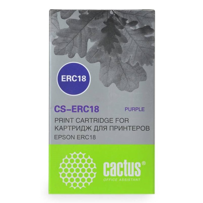Картридж ленточный Cactus CS-ERC18 фиолетовый для Epson ERC 18/ER4615-R