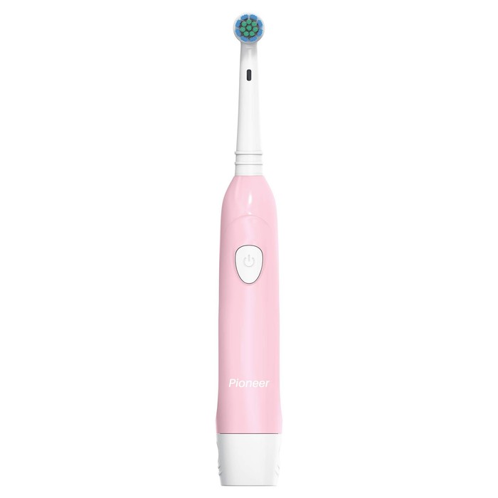 Электрическая зубная щётка Pioneer TB-1021, детская, 1 сменная насадка, цвет розовый с белым 94105 зубная щетка pioneer tb 1021 1 шт