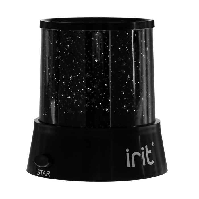 Ночник-проектор Irit IRM-400, Звездное небо, 3хАА ночник звездное небо детский ночник черный