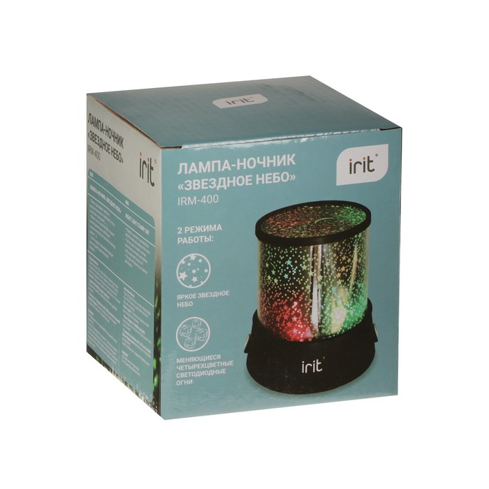 Ночник-проектор Irit IRM-400, "Звездное небо", 3хАА 9415792