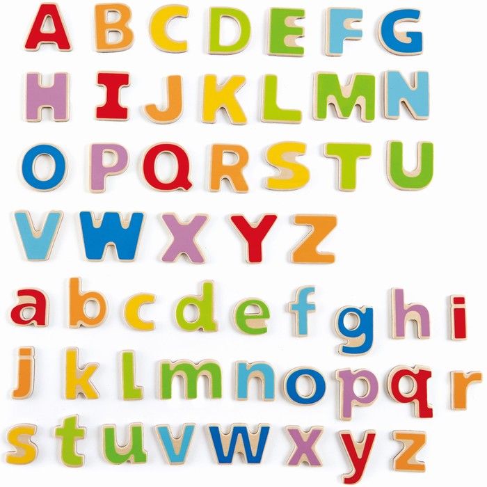 фото Игровой набор для детей - магнитные буквы, английский алфавит hape