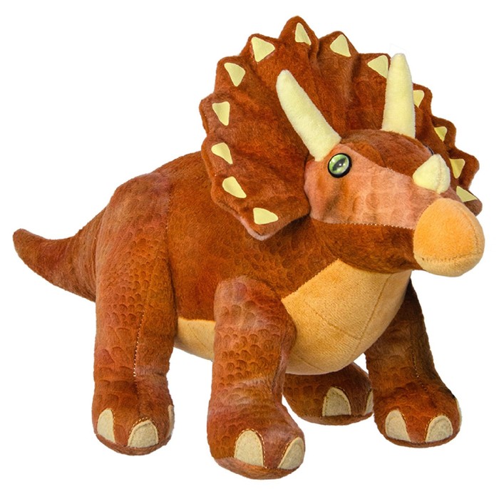 цена Мягкая игрушка «Динозавр. Трицератопс», 26 см