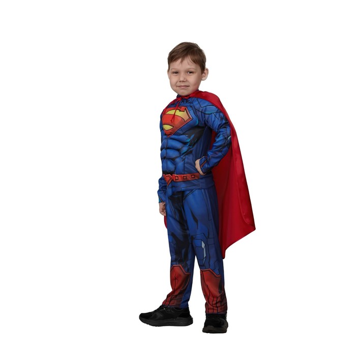 Карнавальный костюм "Супермэн" с мускулами Warner Brothers р.134-68
