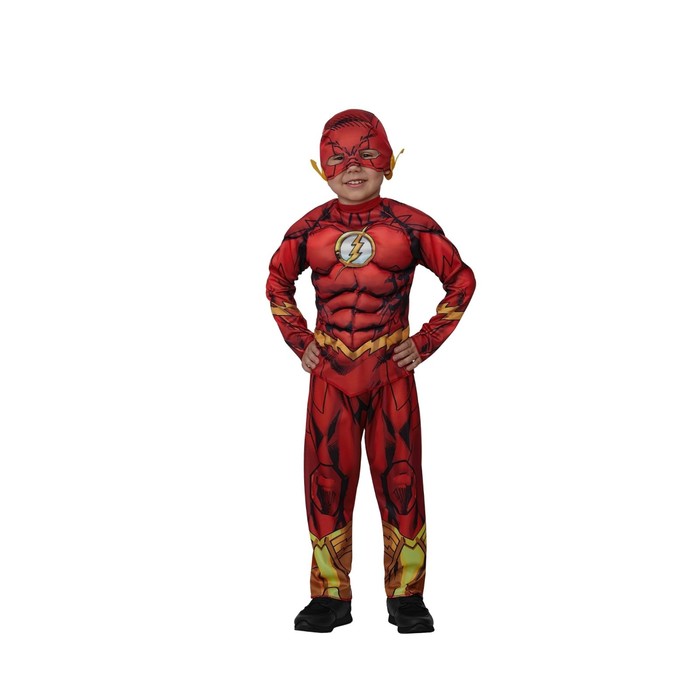 Карнавальный костюм Флэш с мускулами Warner Brothers р.122-64