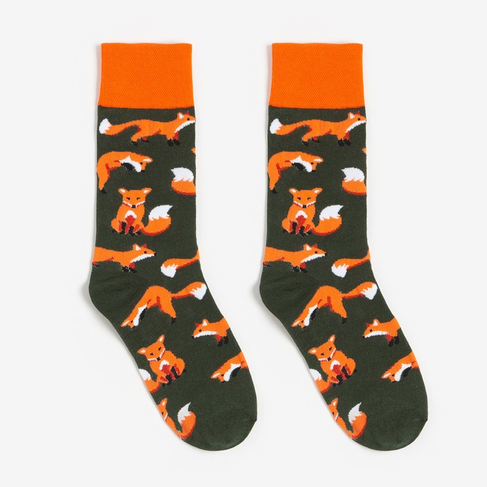 Носки женские, цвет зелёный, размер 36-41