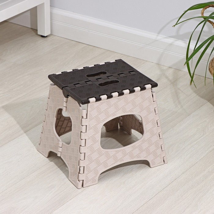 фото Табурет складной, 27×23×28 см, малый, цвет микс элластик-пласт