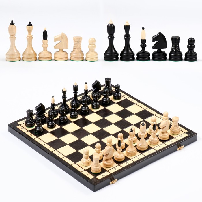 цена Шахматы польские Madon Элегантные, 48 х 48 см, король h-10 см