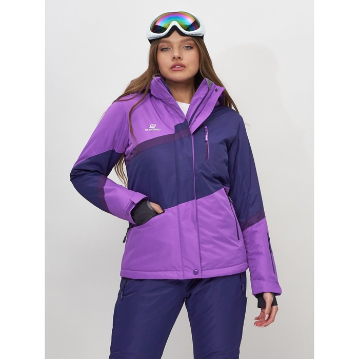 фото Куртка горнолыжная женская, цвет фиолетовый, размер 46 mtforce