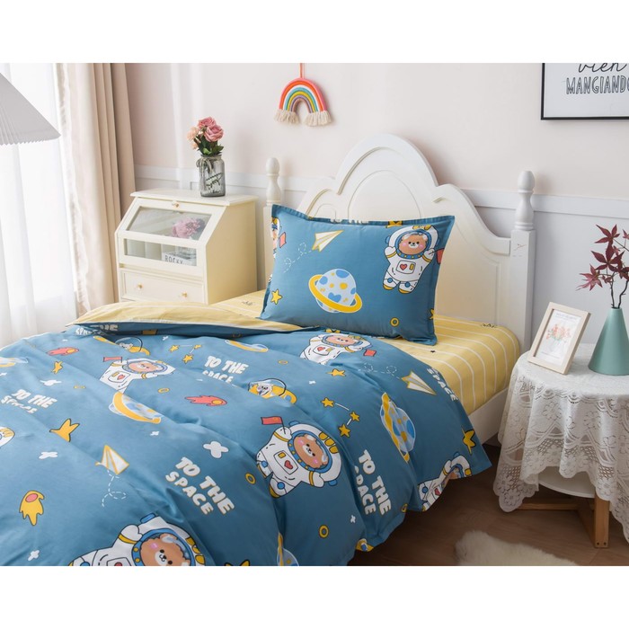 

Постельное бельё детское Space, размер 160х230 см, 160х220 см, 50х70 см