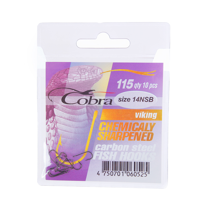 Крючок "COBRA" 115 NSB-14 (набор 10 шт.)