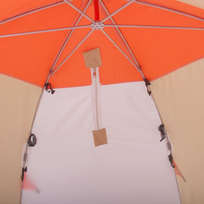 Палатка «Медведь» 2 местная, 6 лучей, оксфорд 210, брезент