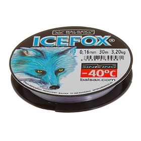 

Леска зимняя Balsax Ice Fox, 0,16 мм, длина 30 м