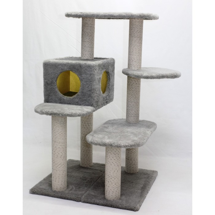 

Комплекс-трансформер 3-в-1, хлопковый канат, 70 х 68 х 112 см,тёмно-серый