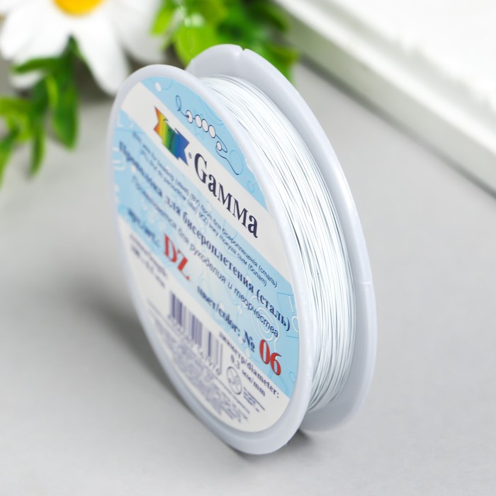 

Проволока для бисера "Zlatka" 0,3 мм, 100 м ± 0.5 м №06, светло-серый