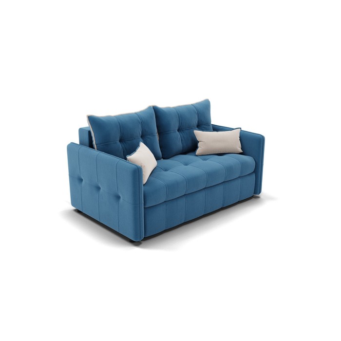 Прямой диван «Палермо», механизм выкатной, велюр, цвет селфи 02 / подушки 01 прямой диван дубай 4 механизм выкатной велюр цвет селфи 01