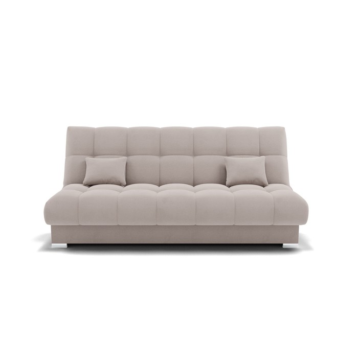 Прямой диван «Фиеста 1», механизм книжка, велюр, цвет селфи 01