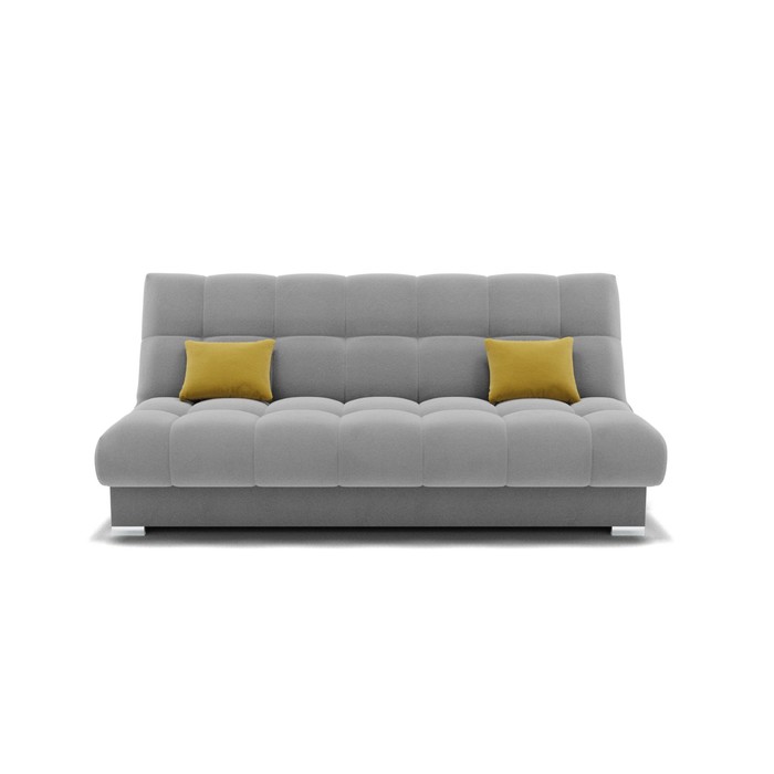 Прямой диван «Фиеста 1», механизм книжка, велюр, цвет селфи 15 / подушки 08 прямой диван фиеста 1 механизм книжка велюр цвет селфи 01