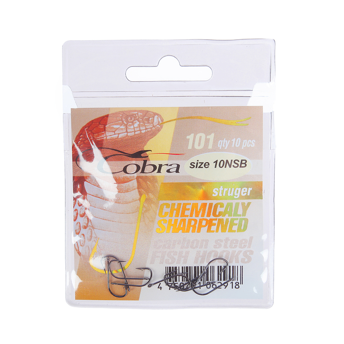 Крючок "COBRA" 101 NSB-10 Набор 10 шт.)