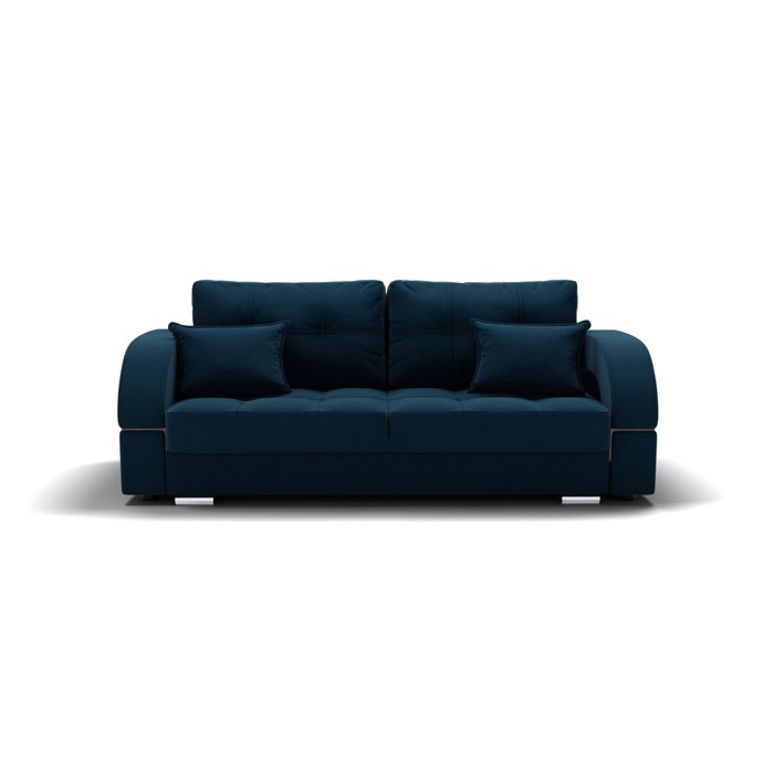 Прямой диван «Элита 1», механизм пантограф, велюр, цвет селфи 02
