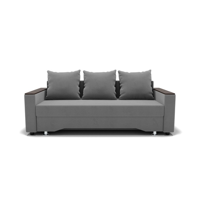Прямой диван «Квадро 2», механизм еврокнижка, велюр, цвет селфи 15 прямой диван манго механизм еврокнижка ппу велюр цвет селфи 15