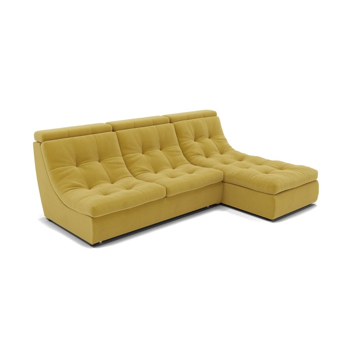 Угловой диван «Монако 2», механизм венеция, универсальный, велюр, цвет селфи 08 угловой диван монако 2 механизм венеция угол правый велюр цвет селфи 15