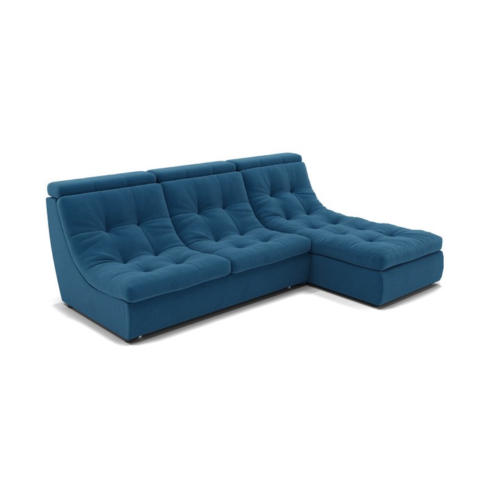 Угловой диван «Монако 2», механизм венеция, универсальный, велюр, цвет селфи 02 угловой диван монако 2 механизм венеция угол правый велюр цвет селфи 15
