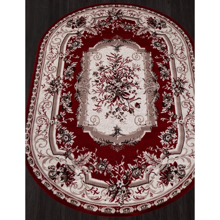 

Ковёр овальный Merinos Gavana, размер 300x400 см, цвет red