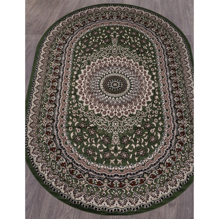 

Ковёр овальный Gavana D504, размер 300x400 см, green