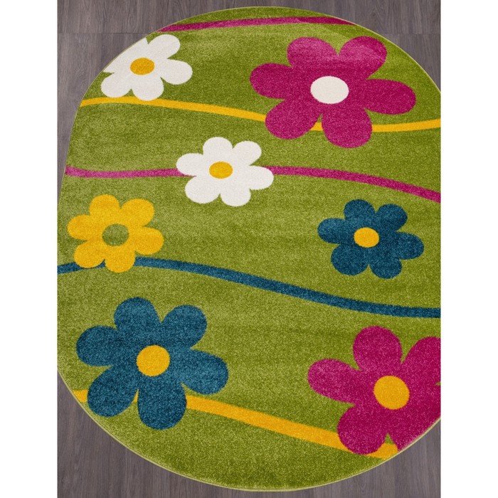 

Ковёр овальный Merinos Rio, размер 80x150 см, цвет green