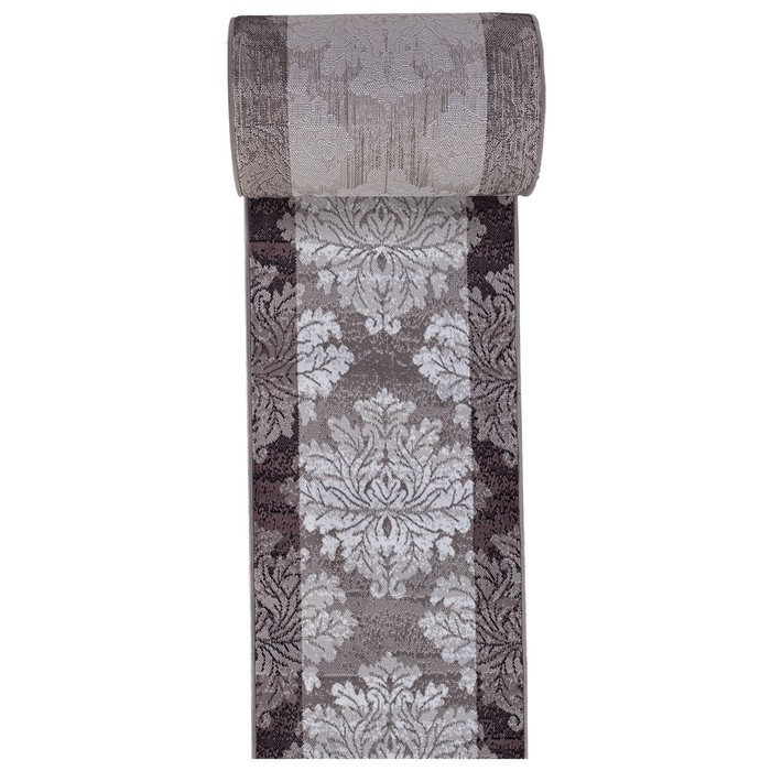 

Ковровая дорожка Merinos Silver, размер 100x3000 см, цвет gray-purple