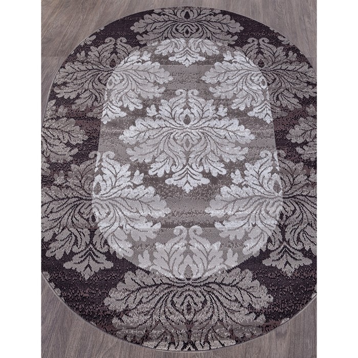 

Ковёр овальный Merinos Silver, размер 300x400 см, цвет gray-purple