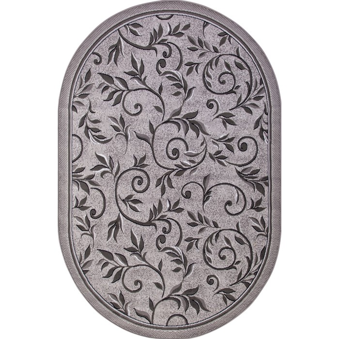 

Ковёр овальный Merinos Silver, размер 80x150 см, цвет light gray